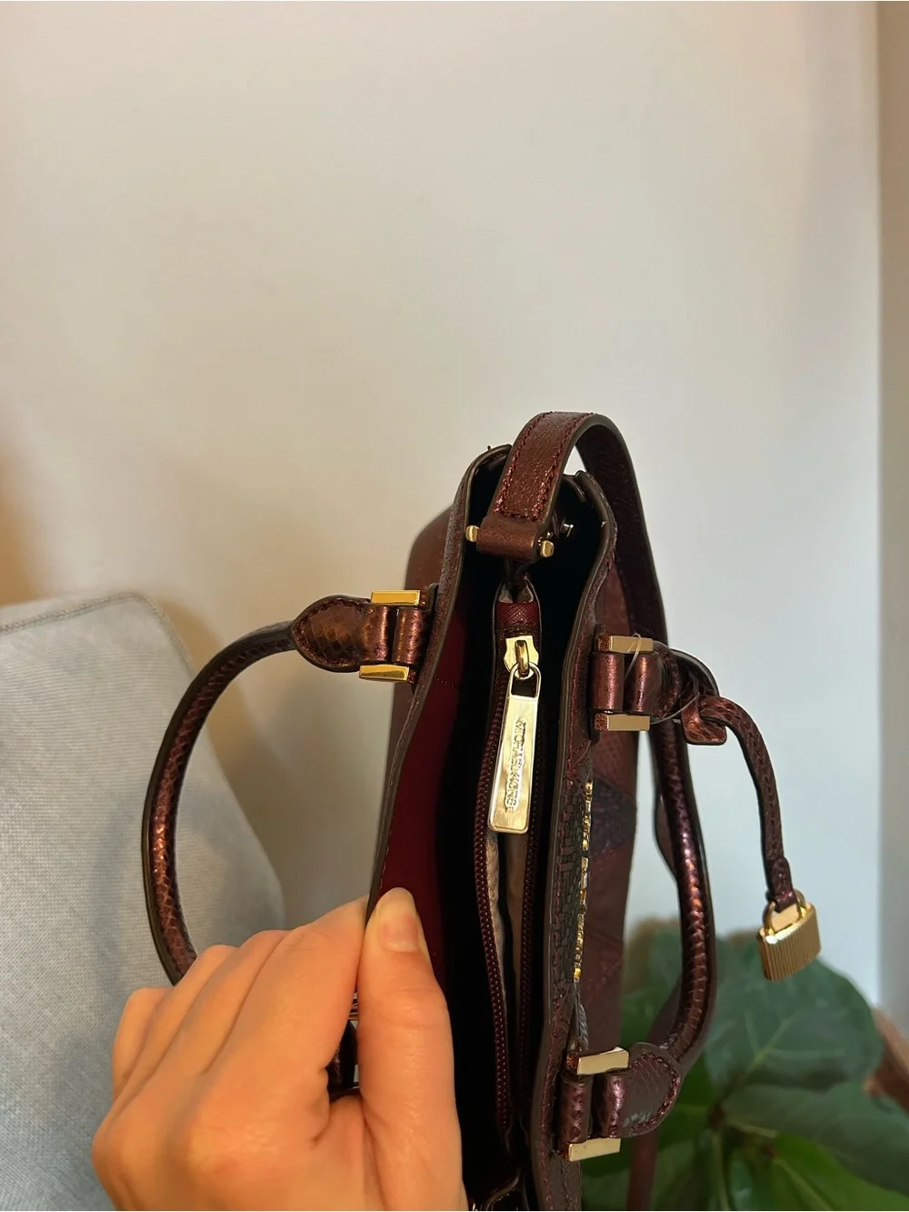 Michael Kors compact satchel